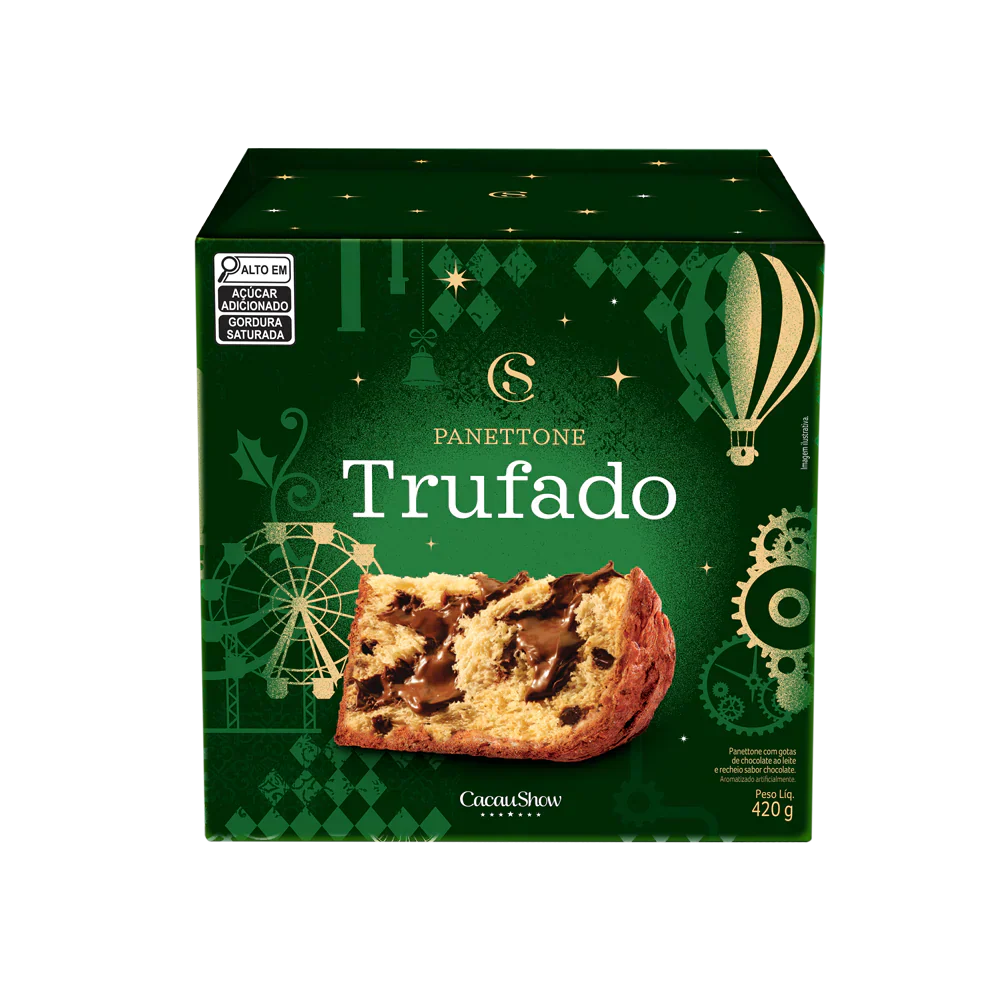 Panetone de Chocolate ao Leite 420g
